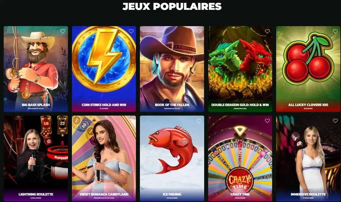 Jeux populaires